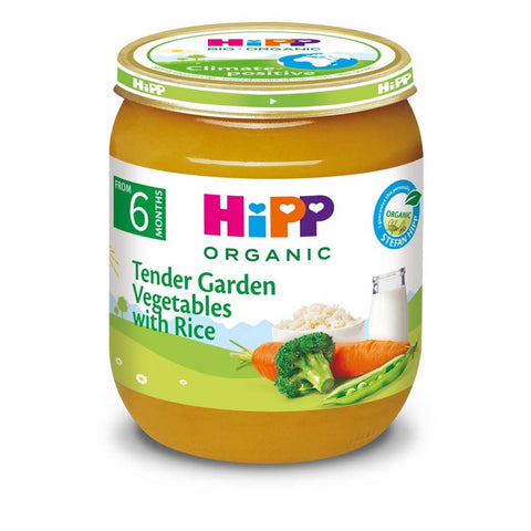 HiPP Tender Garden Vegetables with Rice 125g