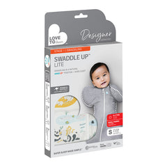 Love to Dream Swaddle Up Designer Collection Lite - Zoo Time White