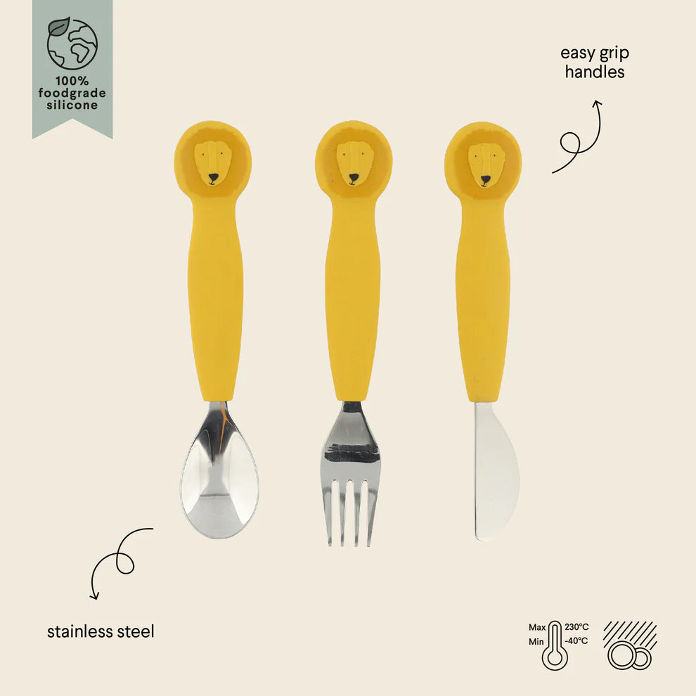 Trixie Silicone Cutlery Set (3 Pack)
