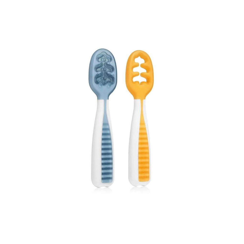 NumNum Pre-Spoon GOOtensil Silicone Spoon (2 Pack)