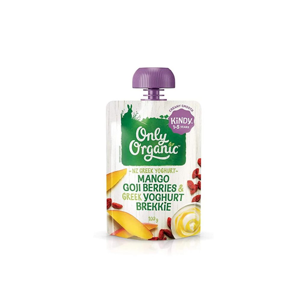 Only Organic Mango, Goji Berries & Greek Yoghurt Brekkie Pouch