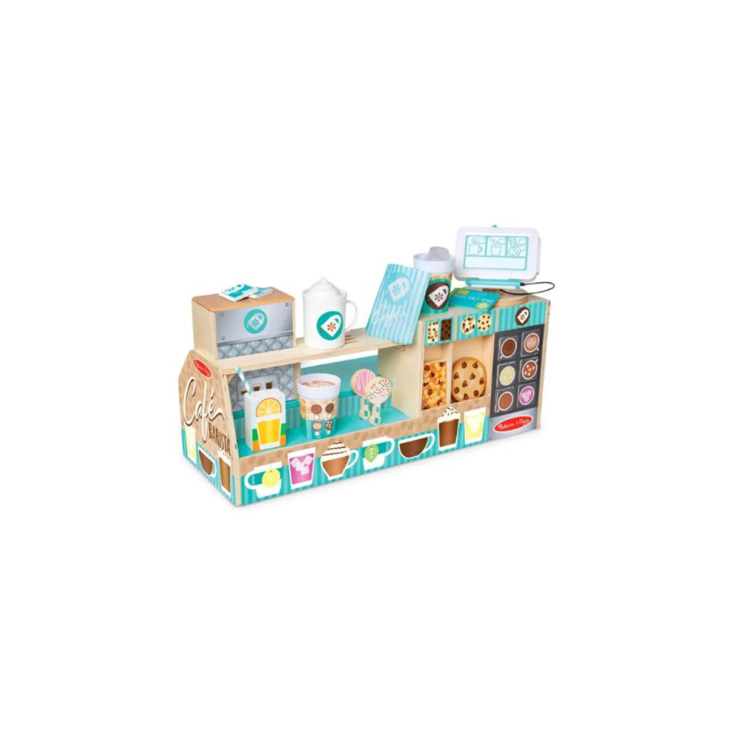 Melissa & Doug Wooden Cafe Barista Coffee Shop