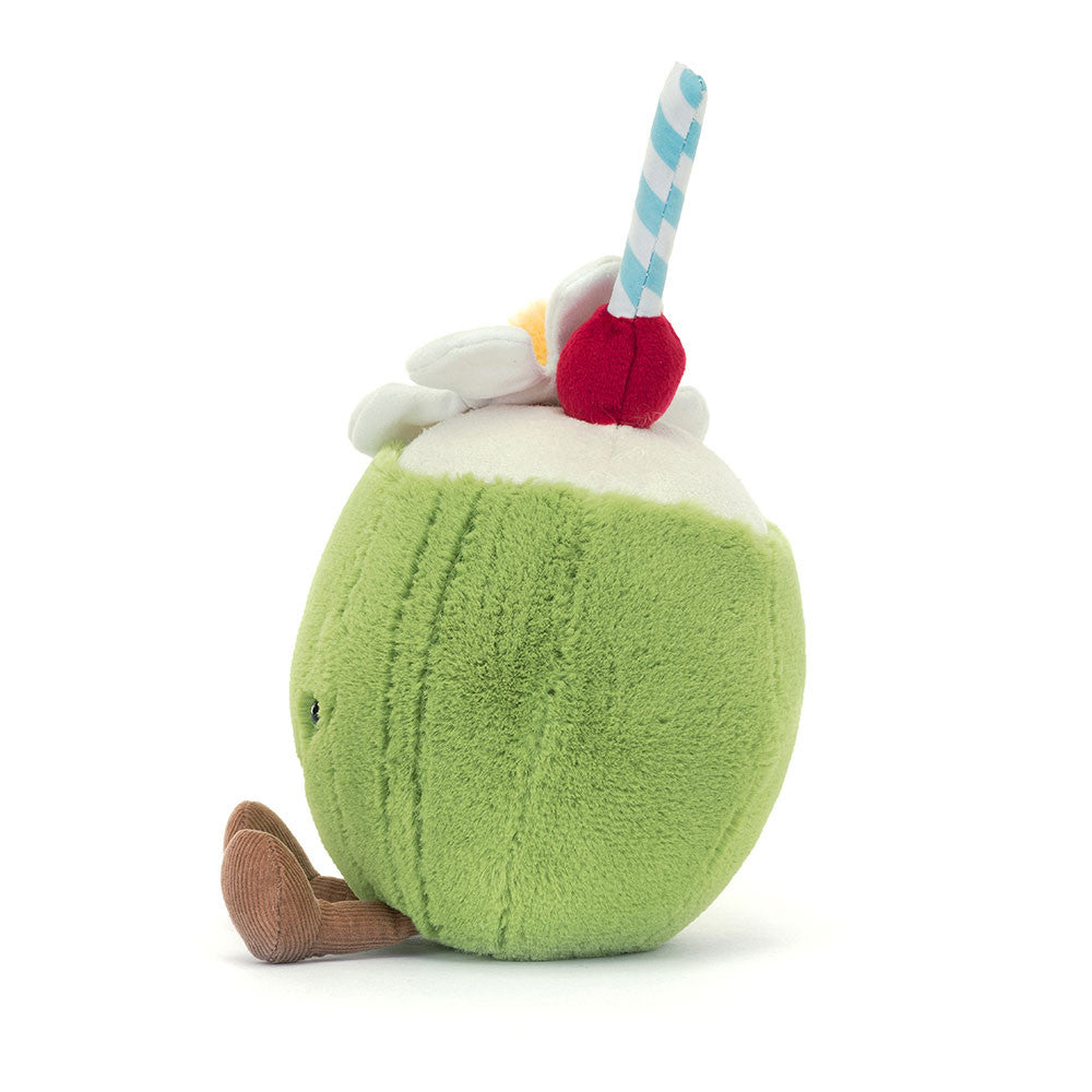  Aruba Coconut ぬいぐるみ ココナッツジュース　花 Jellycat Amuseables Aruba Coconut | motherswork Singapore