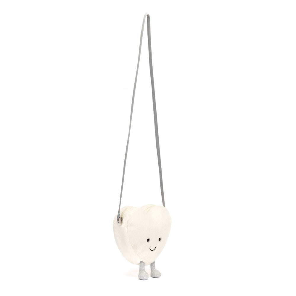 Jellycat Amuseables Cream Heart Bag