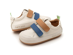 Tip Toey Joey Toddler Sneaker Bossy Play - Tapioca/Blu Tang/ Hay