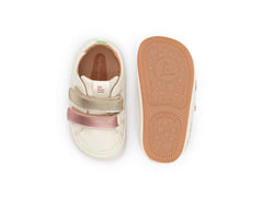Tip Toey Joey Toddler Sneaker Bossy Play - Tapioca/Rose Gold/ Chm