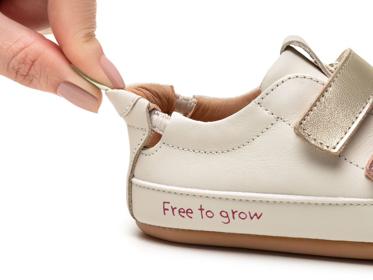 Tip Toey Joey Toddler Sneaker Bossy Play - Tapioca/Rose Gold/ Chm