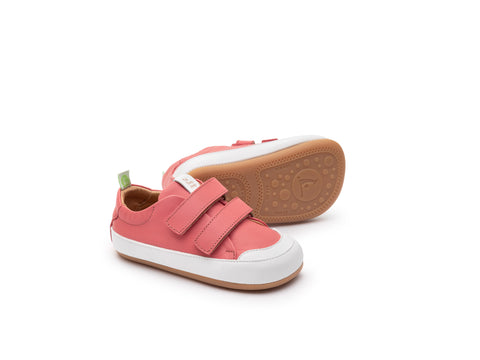 Tip Toey Joey Bossy - Coral Mat/White