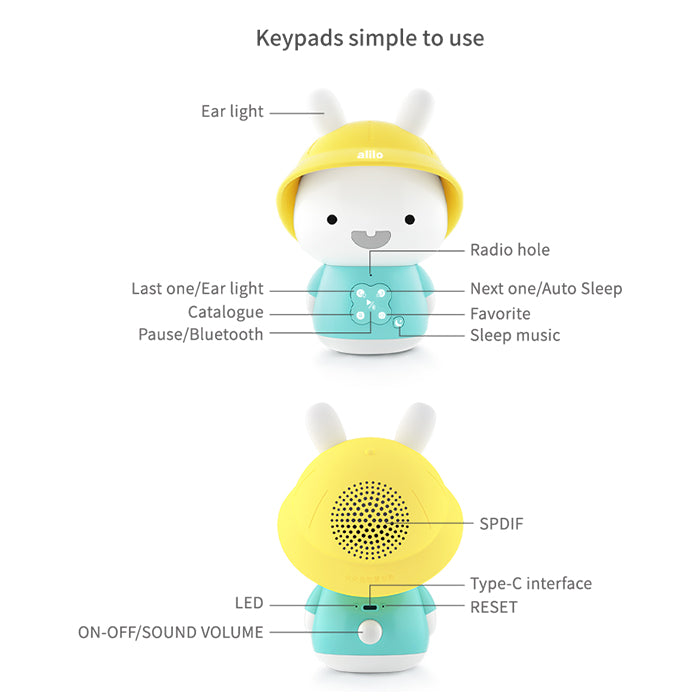 Alilo Baby Bunny with Bluetooth