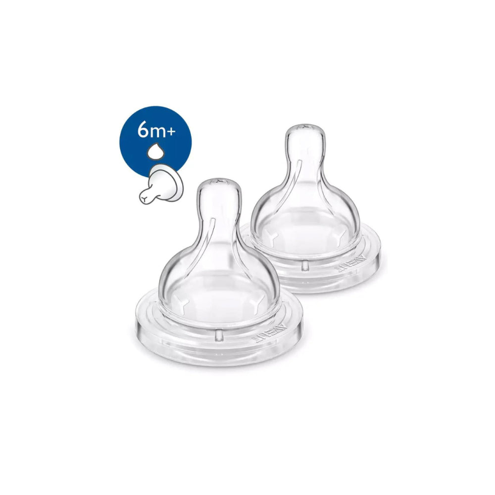 Avent Anti-colic Silicone Thick Feed Teat 6m+