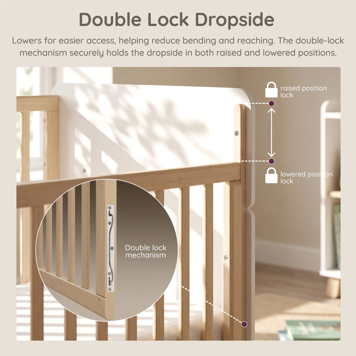 Boori Natty Ergonomic Cot