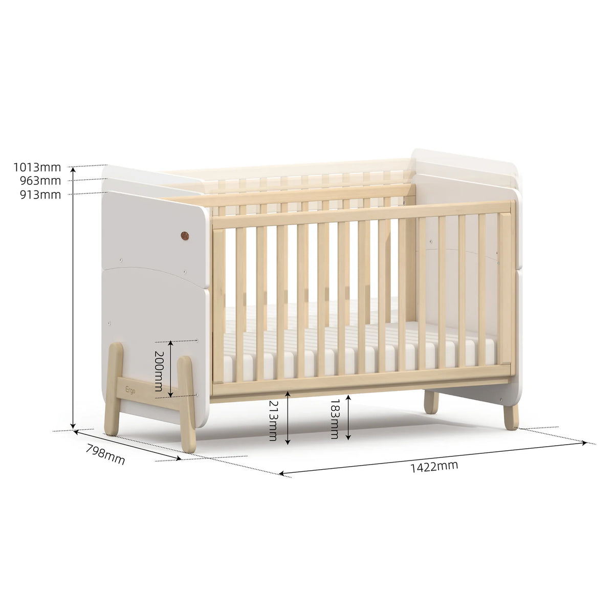 Boori Natty Ergonomic Cot