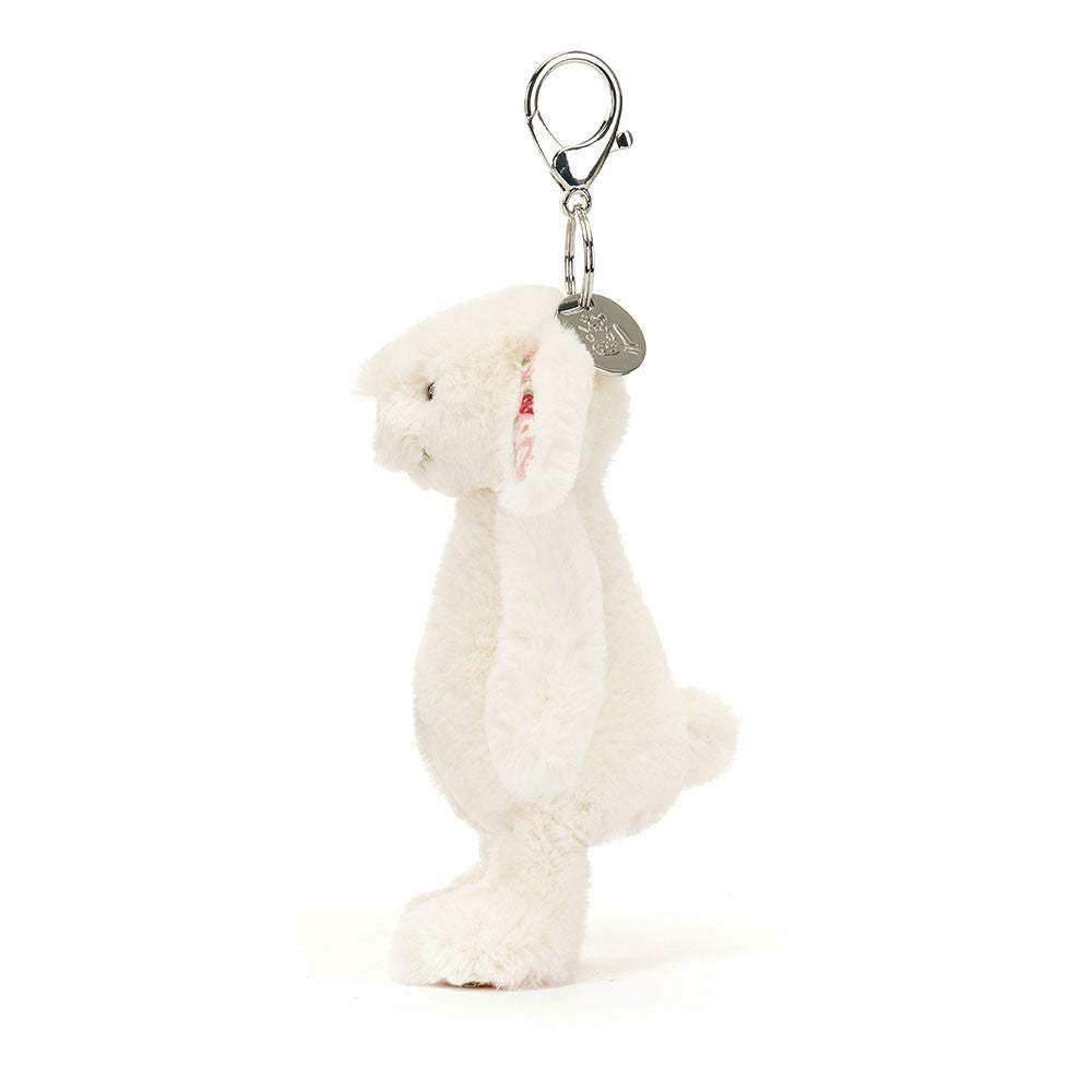  Blossom Cream Bunny Bag Charm 苺 Blossom Cream Bunny 'Berry' Bag Charm - Official Jellycat