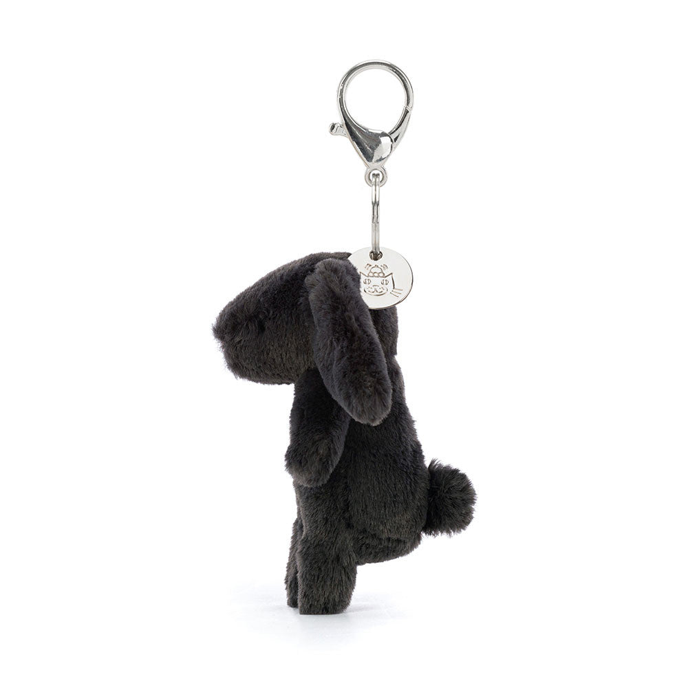 Jellycat Bashful Inky Bunny Bag Charm