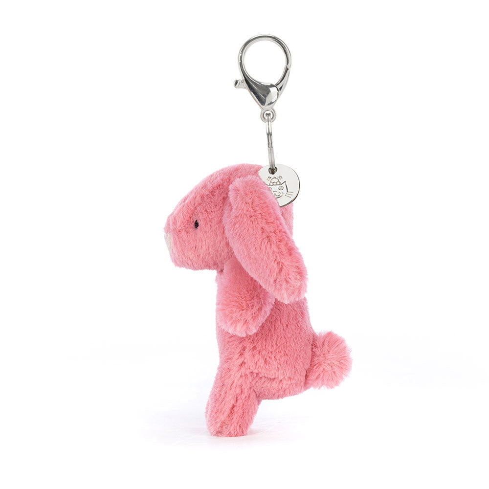 Jellycat Bashful Pink Bunny Bag Charm