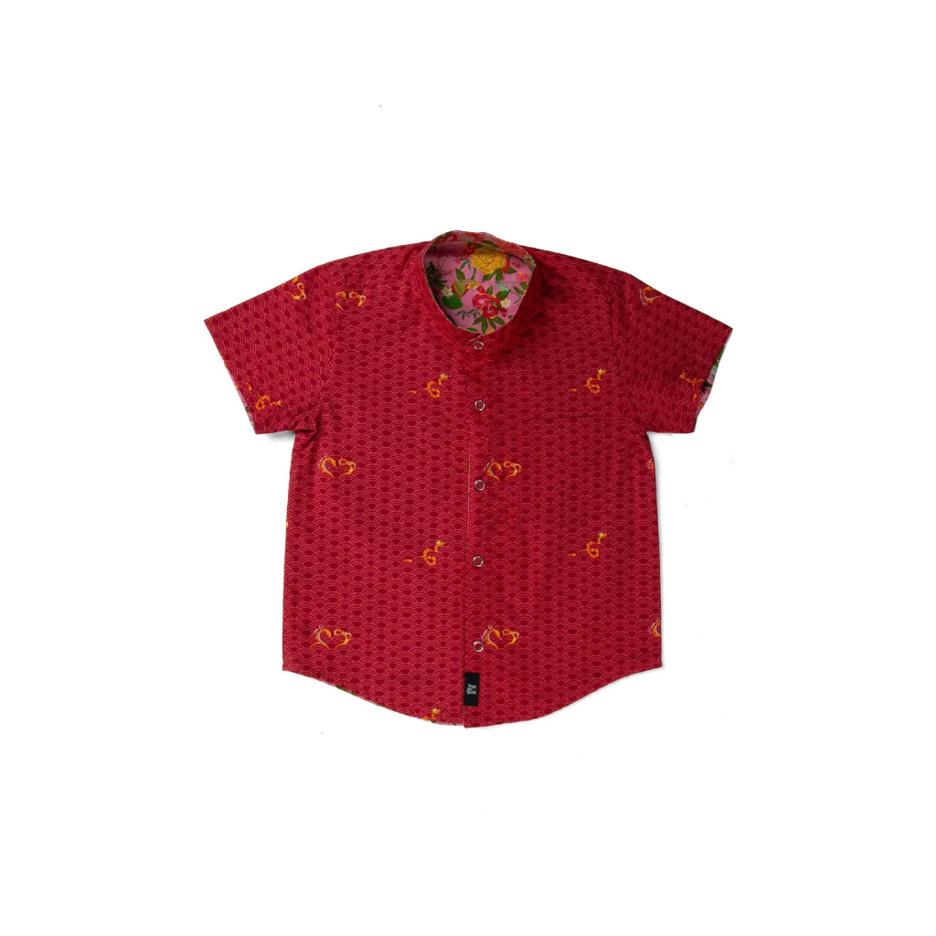 MAISON Q Charismatic Mr Snake Reversible Shirt