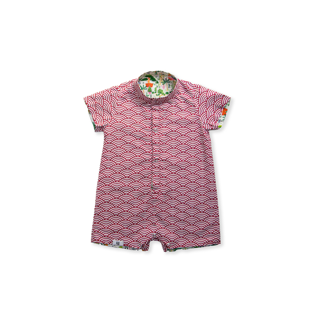 Motherswork x Maison Q CNY 2025 Reversible Boy Onesie