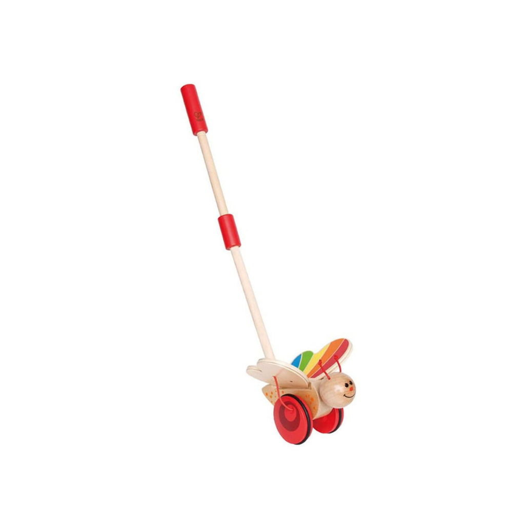 Hape Butterfly Push Pull Wooden Toy