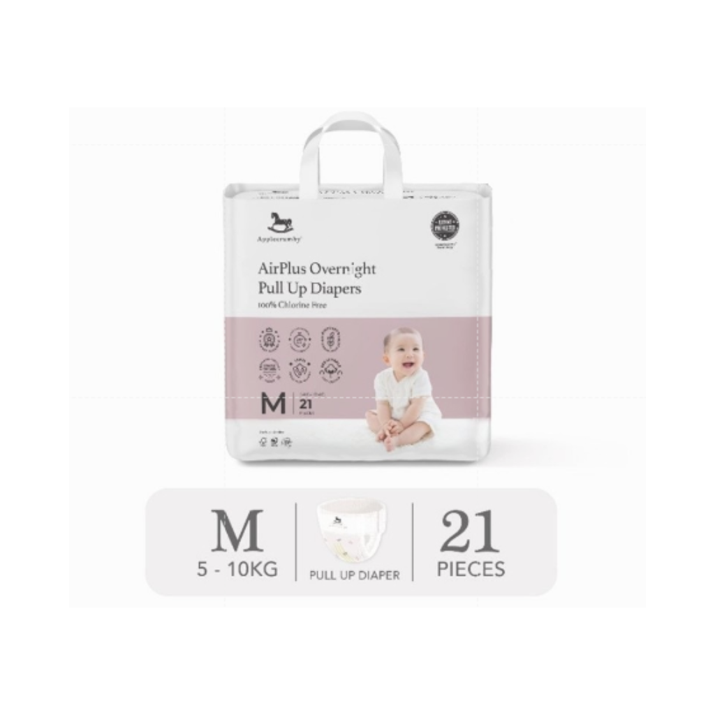 Applecrumby® Airplus Overnight Pull Up Night Diapers (Mini)