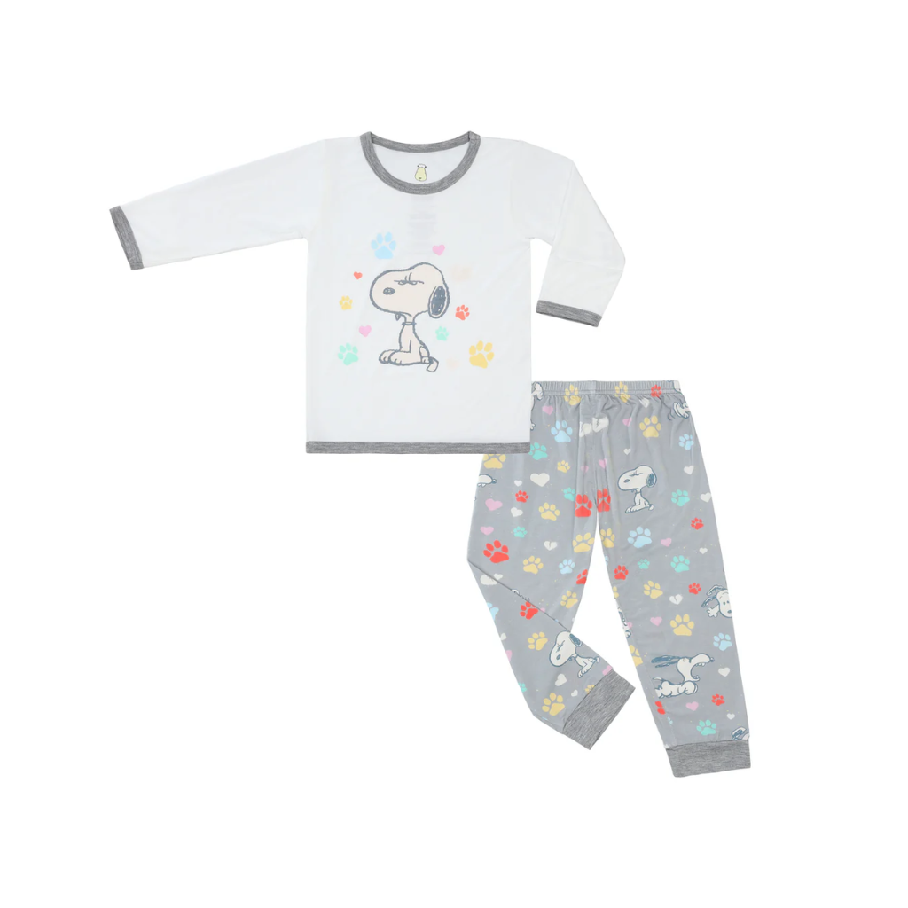 Baa Baa Sheepz x Snoopy Pyjamas Baby Set (White)