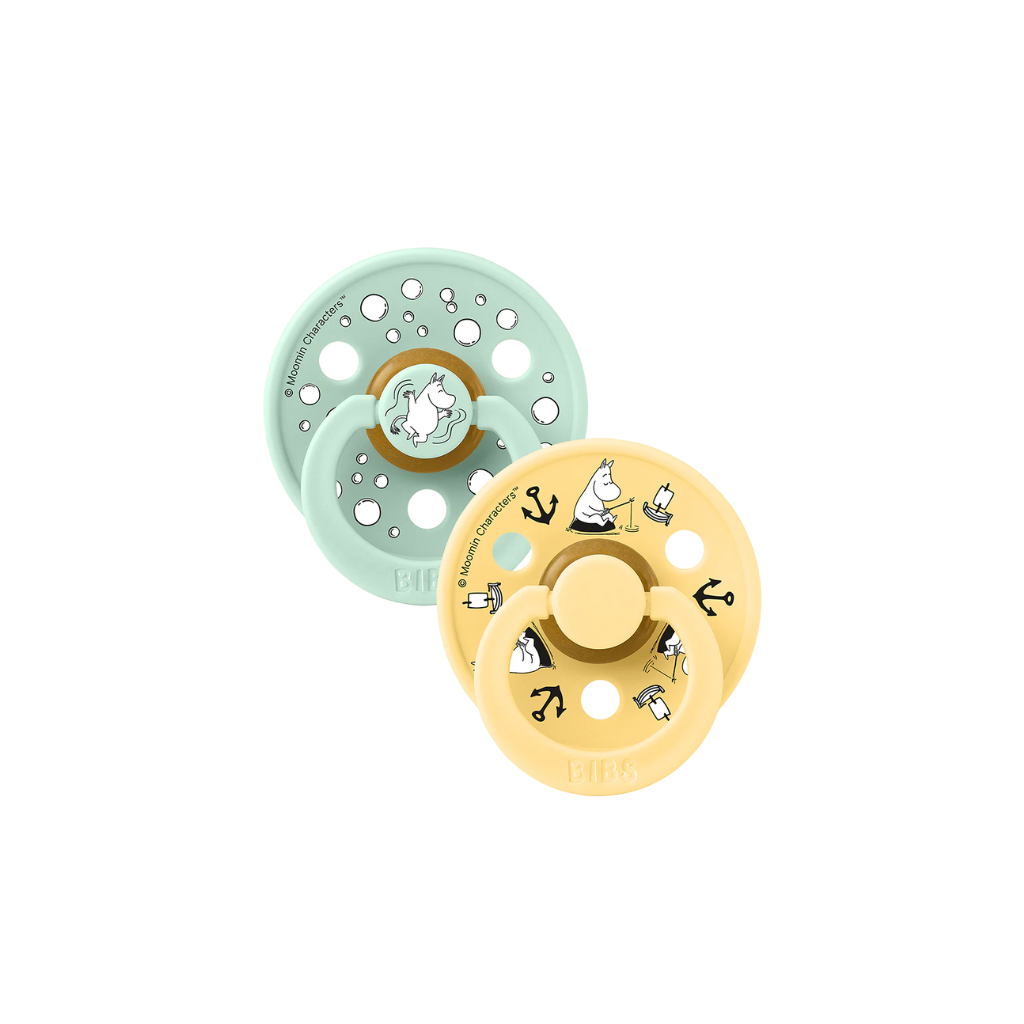 BIBS x Moomin Sailing Colour Pacifiers 2 Pack