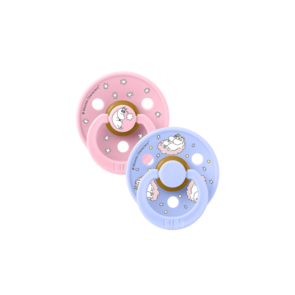BIBS x Moomin Dreaming Colour Pacifiers 2 Pack