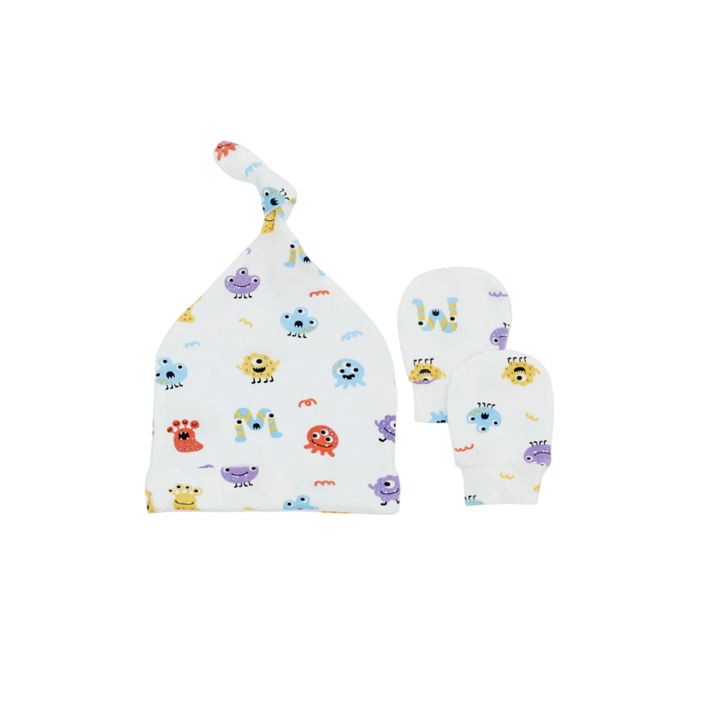 Not Too Big Monster Hat & Mitts Accessories Set