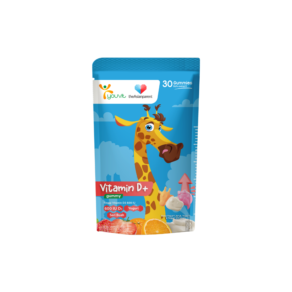 Youvit Kids Vitamin D+ Gummy 600IU (30 pcs)
