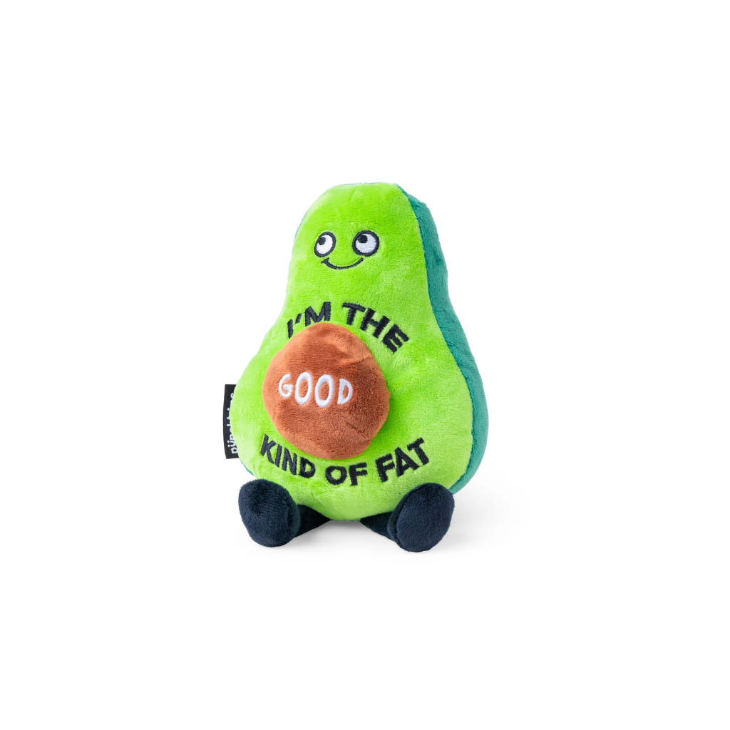 Punchkins "I'm The Good Kind Of Fat" Plush Avocado