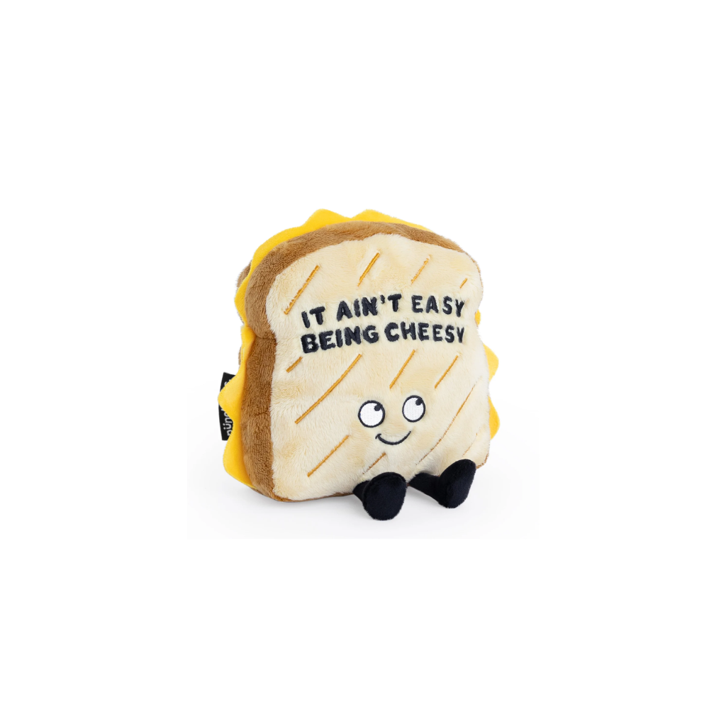 Punchkins "It Ain't Easy Being Cheesy" Plush Grilled Cheese