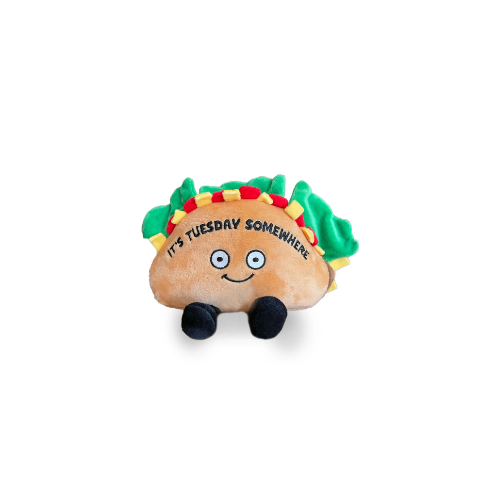 Punchkins "It's Tuesday Somewhere" Plush Taco