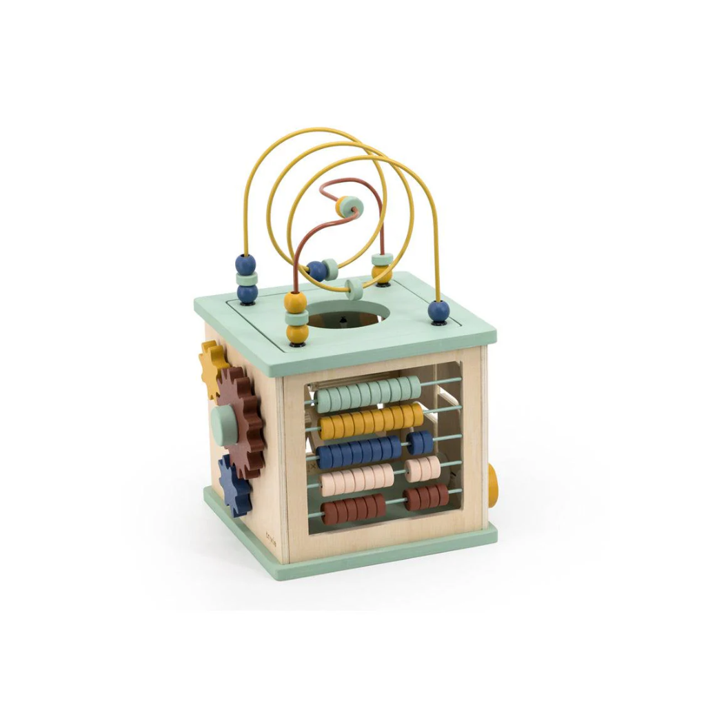 Trixie Wooden 5-In-1 Activity Cube