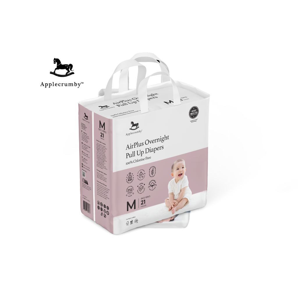 Applecrumby® Airplus Overnight Pull Up Night Diapers (Mini, 1 Carton)