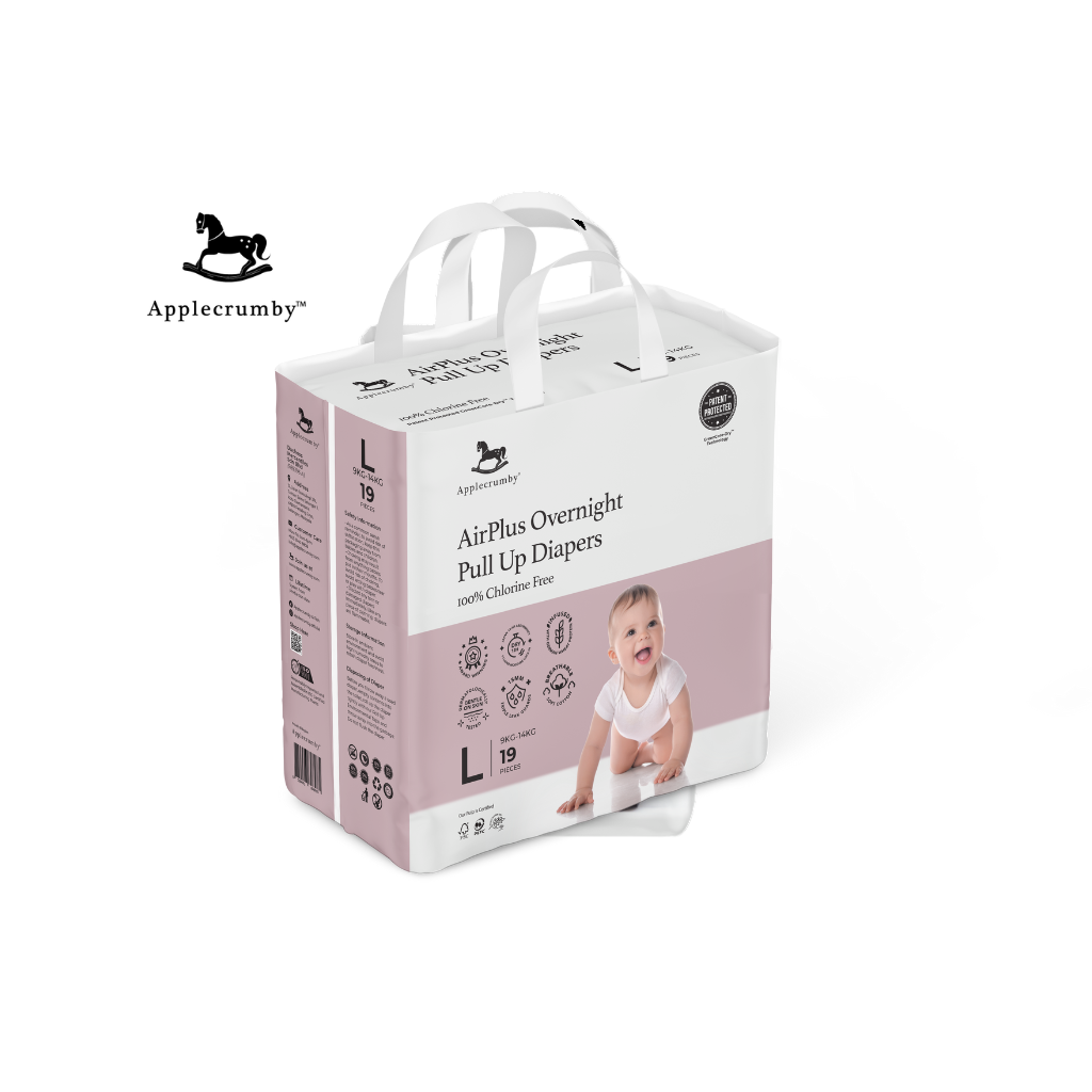 Applecrumby® Airplus Overnight Pull Up Night Diapers (Mini, 1 Carton)