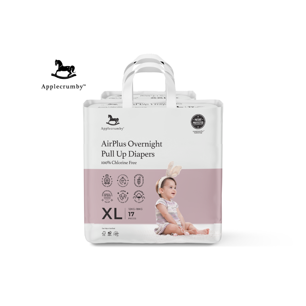 Applecrumby® Airplus Overnight Pull Up Night Diapers (Mini, 1 Carton)