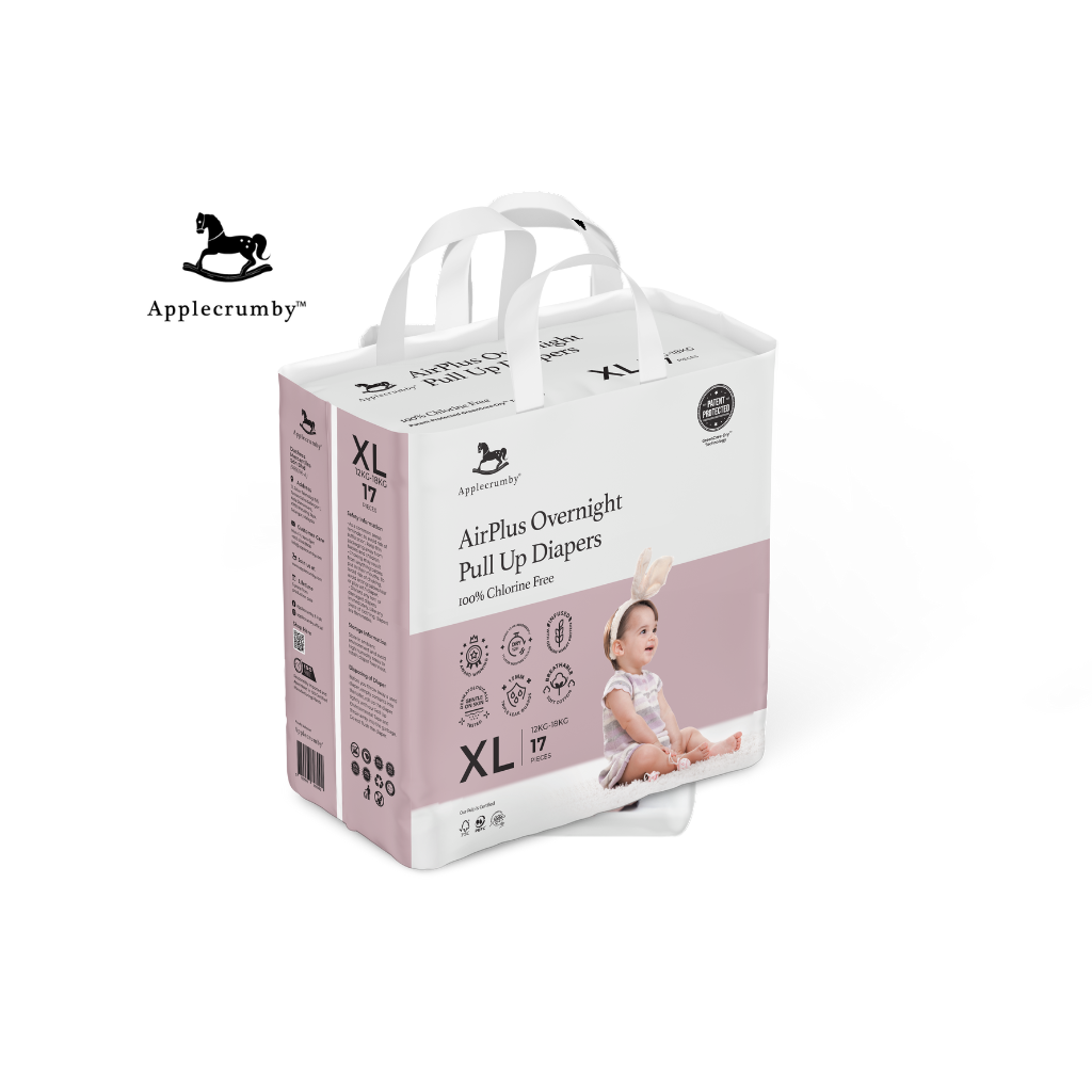 Applecrumby® Airplus Overnight Pull Up Night Diapers (Mini, 1 Carton)