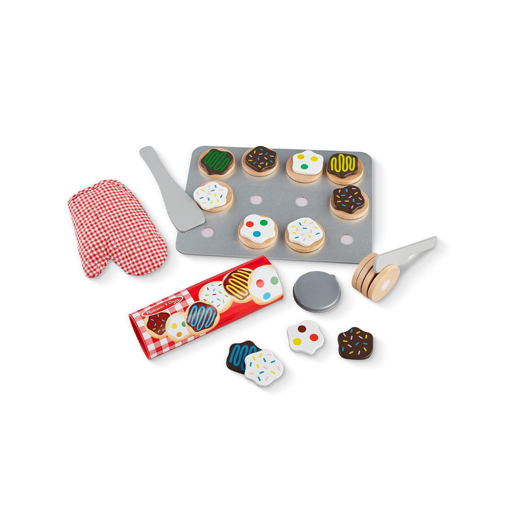 Melissa & Doug Slice & Bake Cookie Wooden Play Food Set