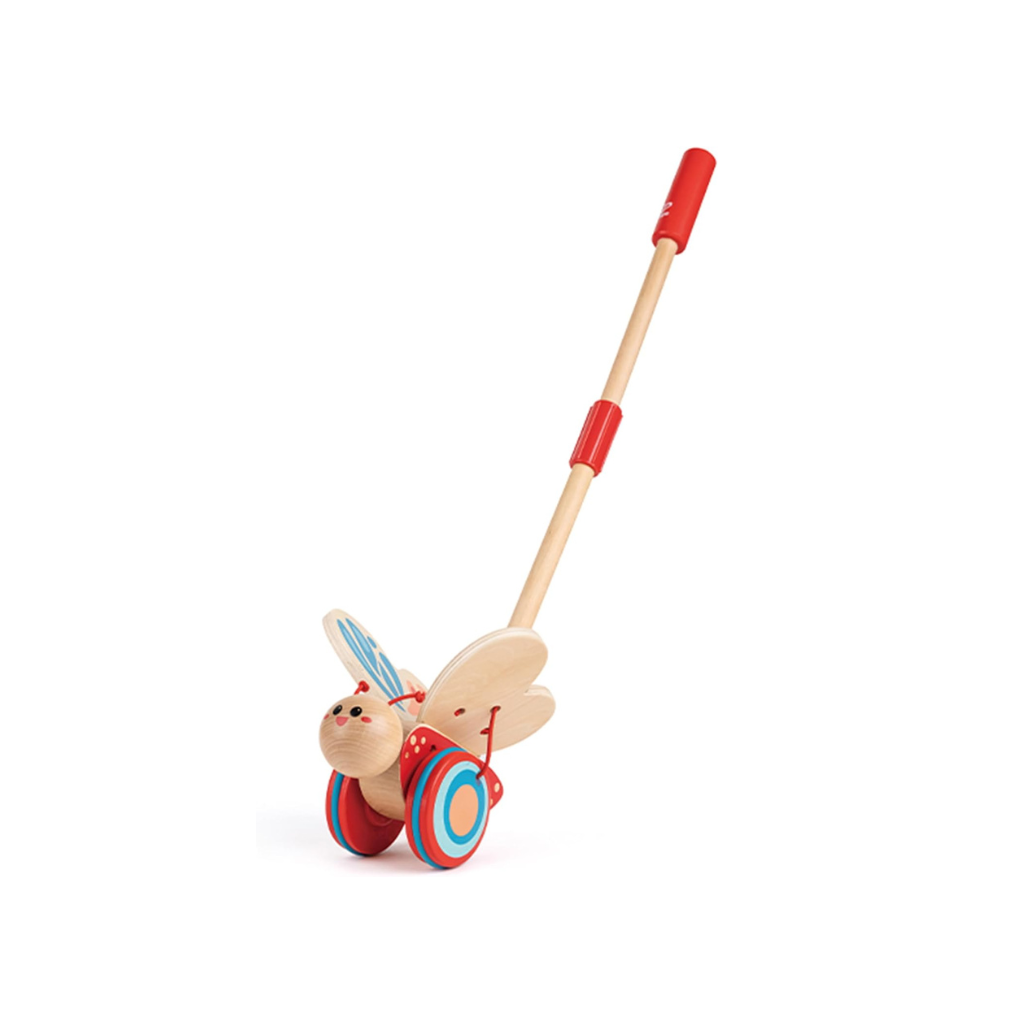 Hape Butterfly Push Pull Wooden Toy