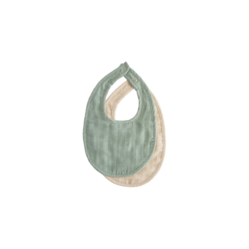 Mushie Muslin Bib 2-Pack