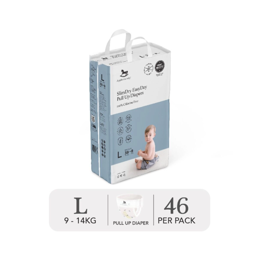Applecrumby® Slimdry Easyday Pull Up Diapers (Mega)