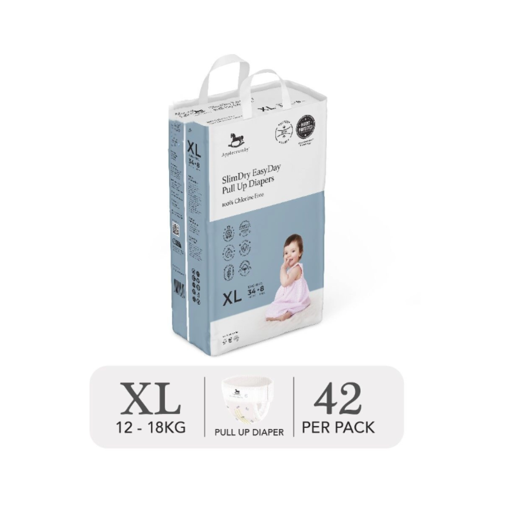 Applecrumby® Slimdry Easyday Pull Up Diapers (Mega)