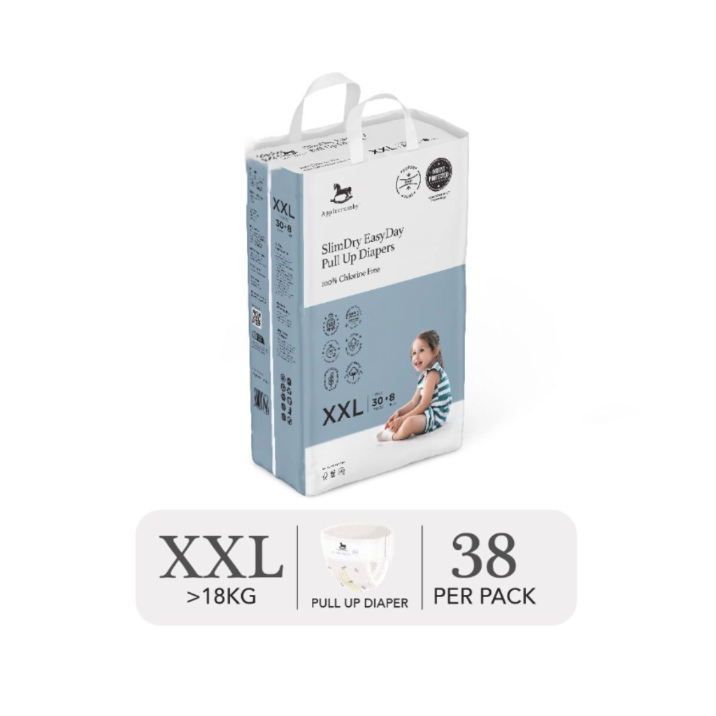 Applecrumby® Slimdry Easyday Pull Up Diapers (Mega)