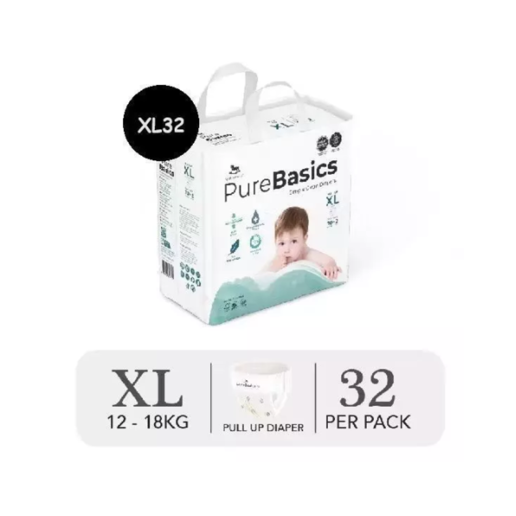 Applecrumby® Night & Day Pure Basics Pull Up Diapers