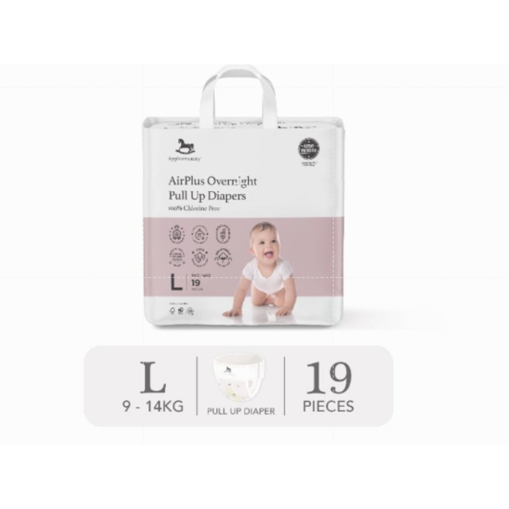 Applecrumby® Airplus Overnight Pull Up Night Diapers (Mini)