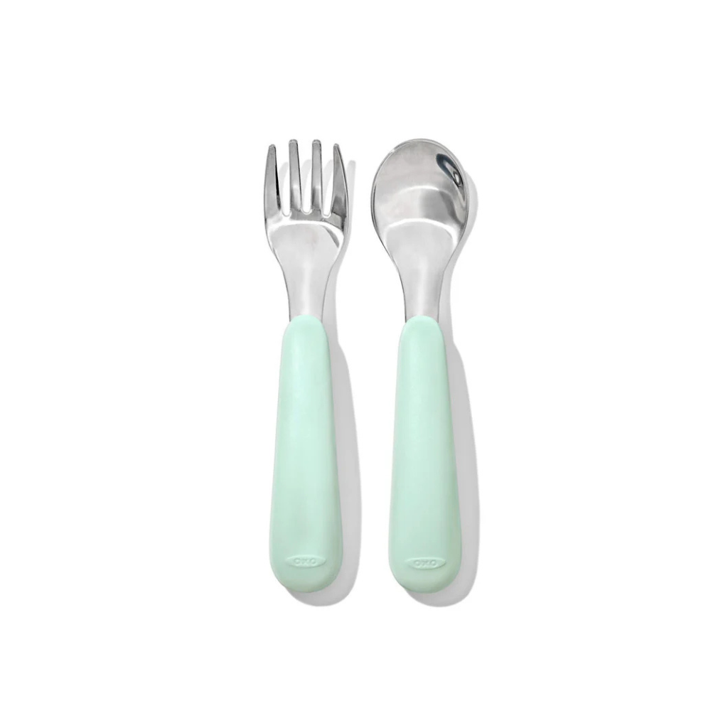 Oxo Tot On-The-Go Fork And Spoon Set