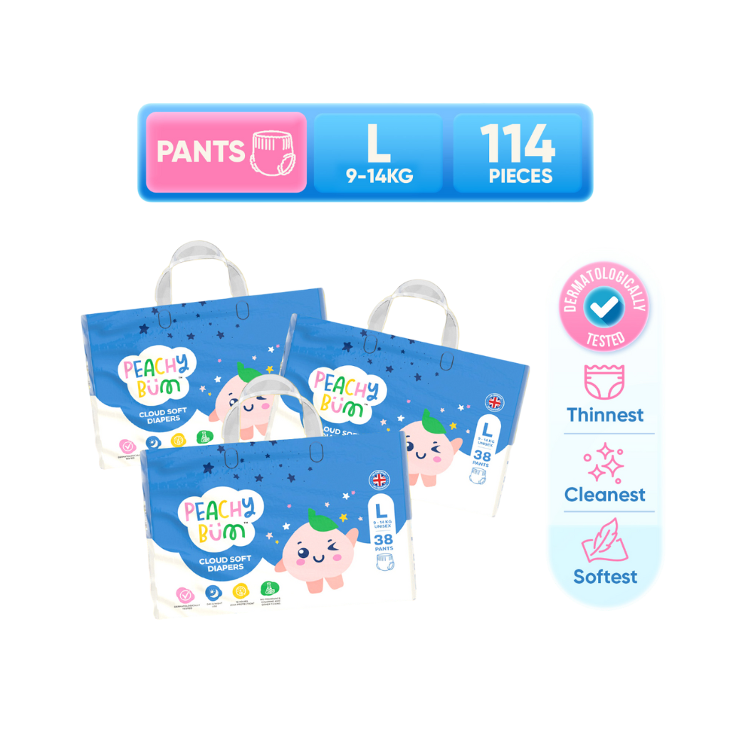 Peachy Bum Cloud Soft Diaper Pants (Carton)
