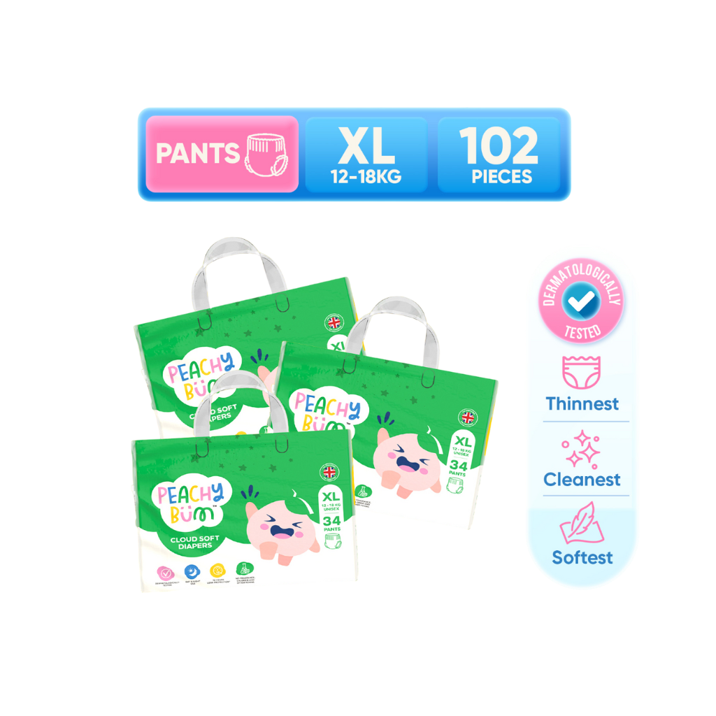 Peachy Bum Cloud Soft Diaper Pants (Carton)