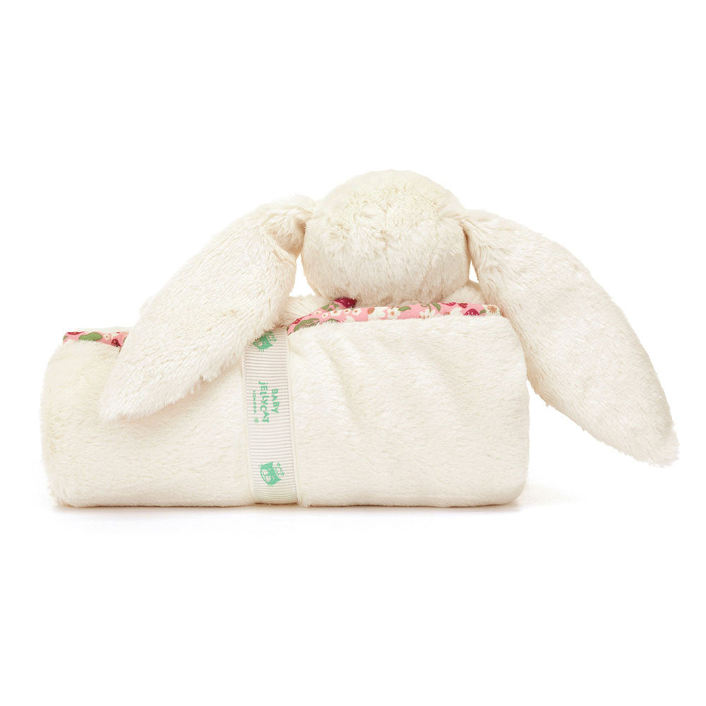 Jellycat Blossom Cream Bunny 'Berry' Blankie | motherswork