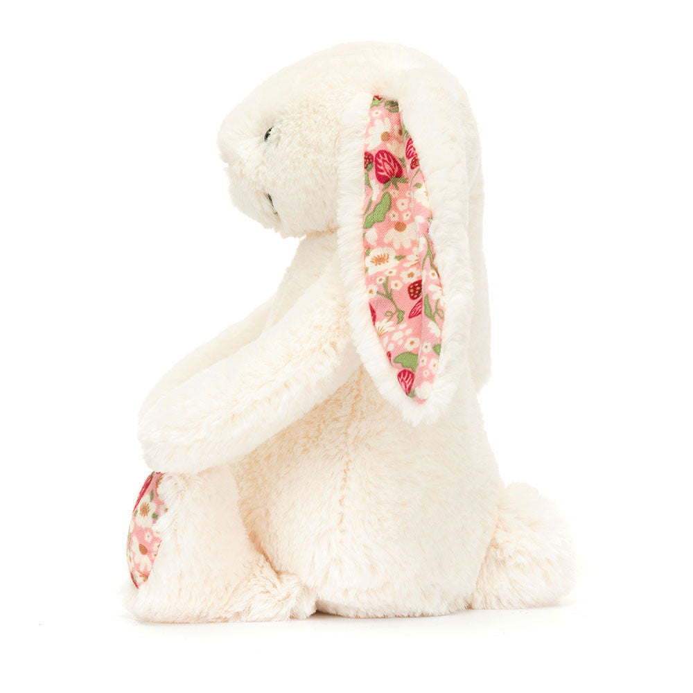 Jellycat 'Berry' Blossom Cream Bunny (Little)