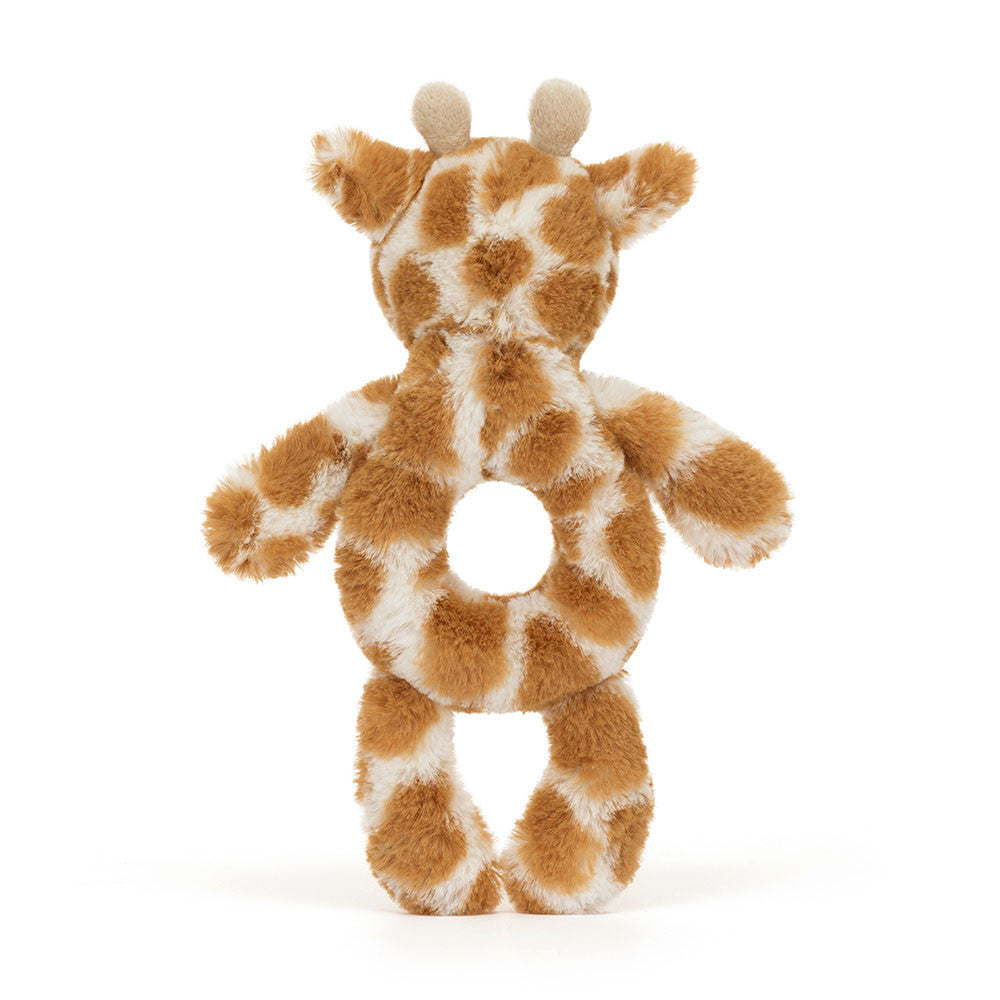 Jellycat Bashful Giraffe Ring Rattle | motherswork Singapore
